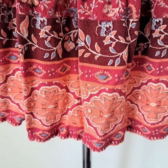 American Eagle Women Print Dress Multicolor Long Sleeve Size S/P Great Condition - Picture 7 of 9